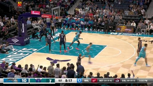 班凯罗32分 小瓦格纳26+8 鲍尔25+9+6犯 魔术四杀黄蜂取3连胜